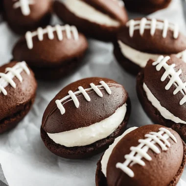 Football Whoopie Pies
