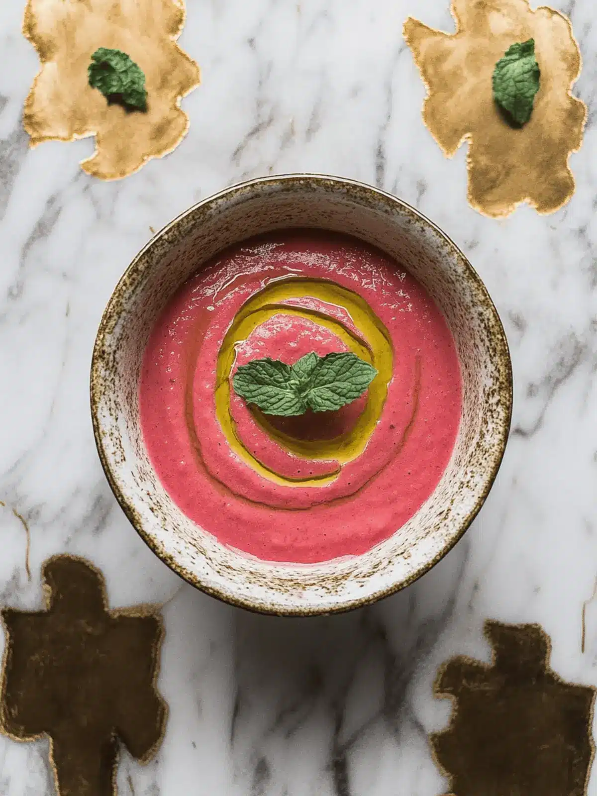 Rhubarb Gazpacho