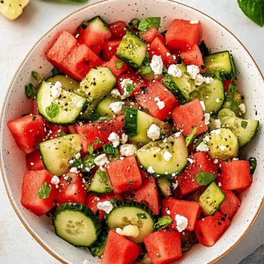 Viral Watermelon Summer Salad: Refreshing Bliss in Every Bite 9 Viral Watermelon Summer Salad