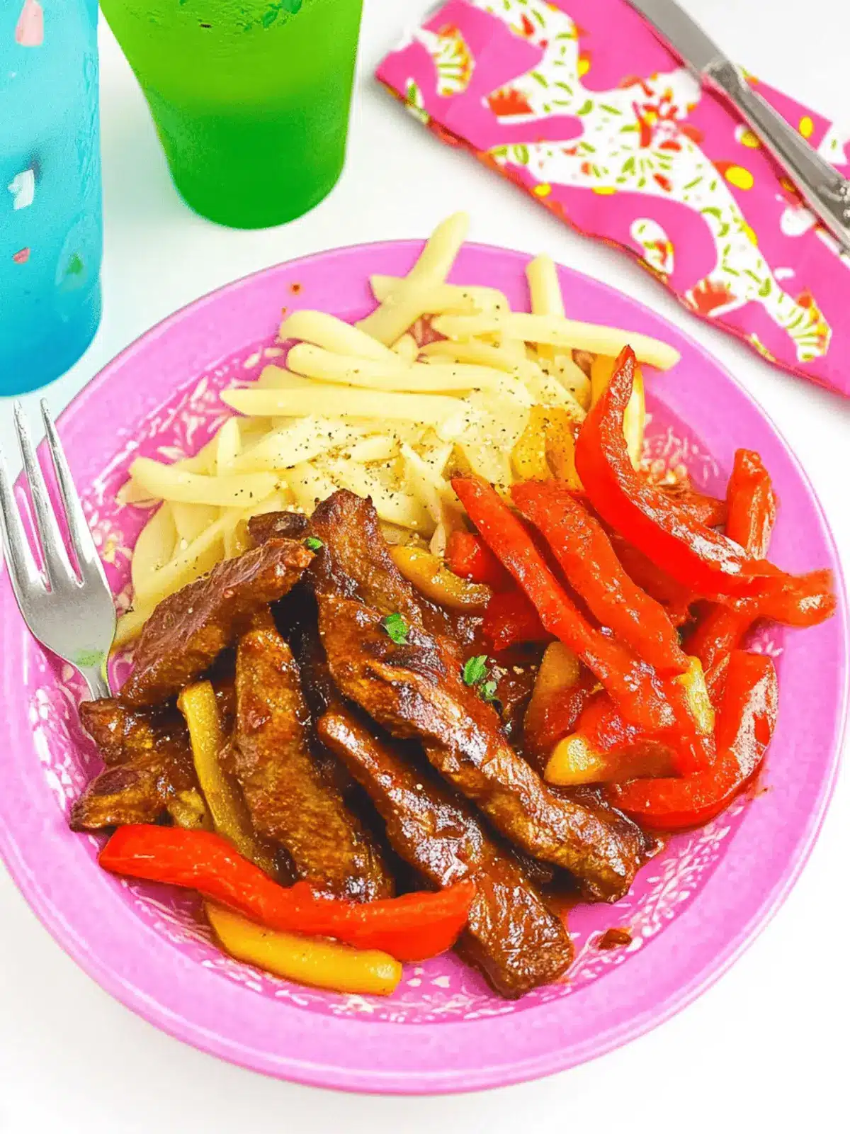 Peruvian Lomo Saltado: Quick & Flavorful Home-Cooked Delight