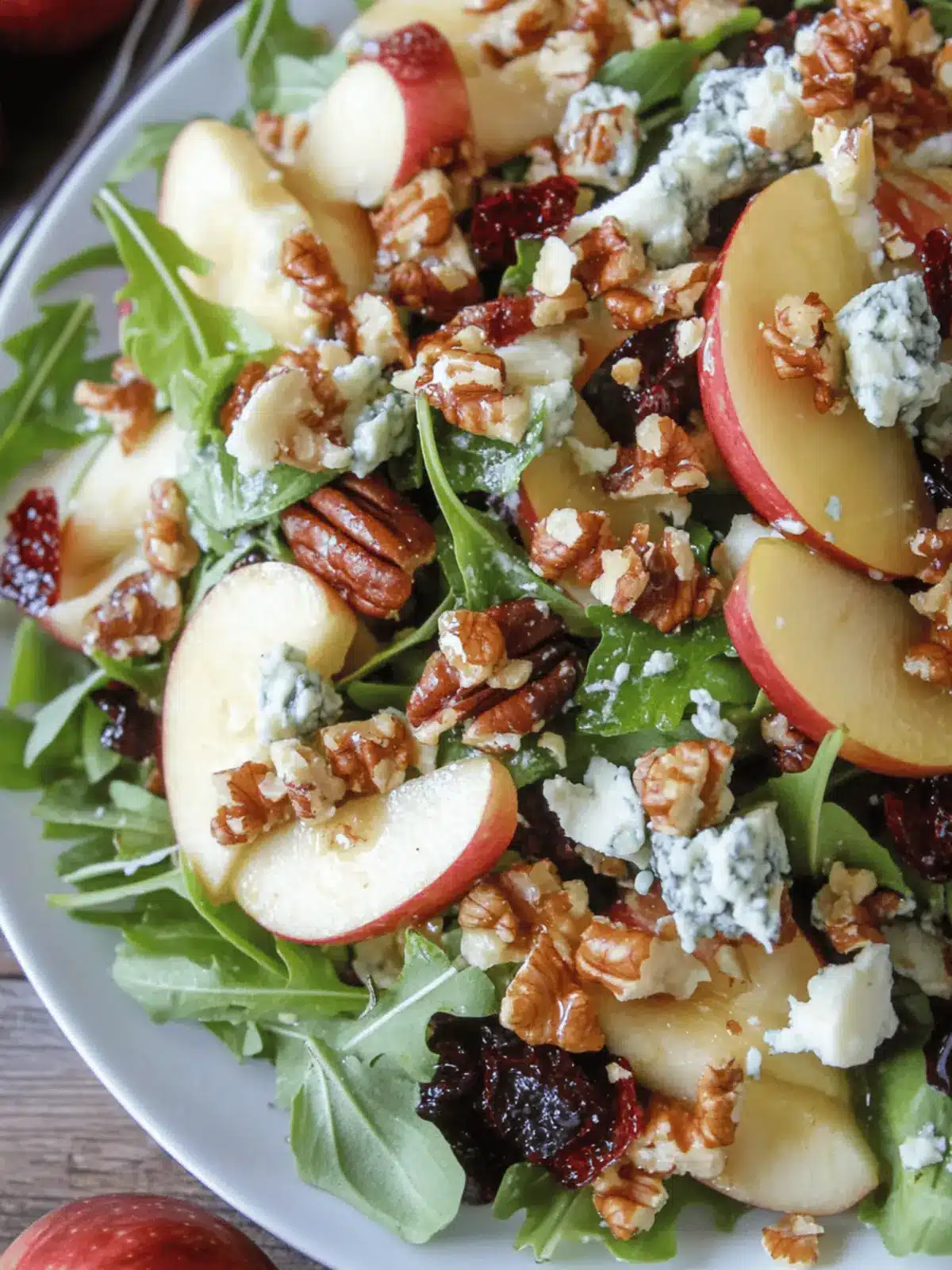 Flavors Unite in Blue Cheese Apple Walnut Salad Delight 2 Blue Cheese Apple Walnut Salad