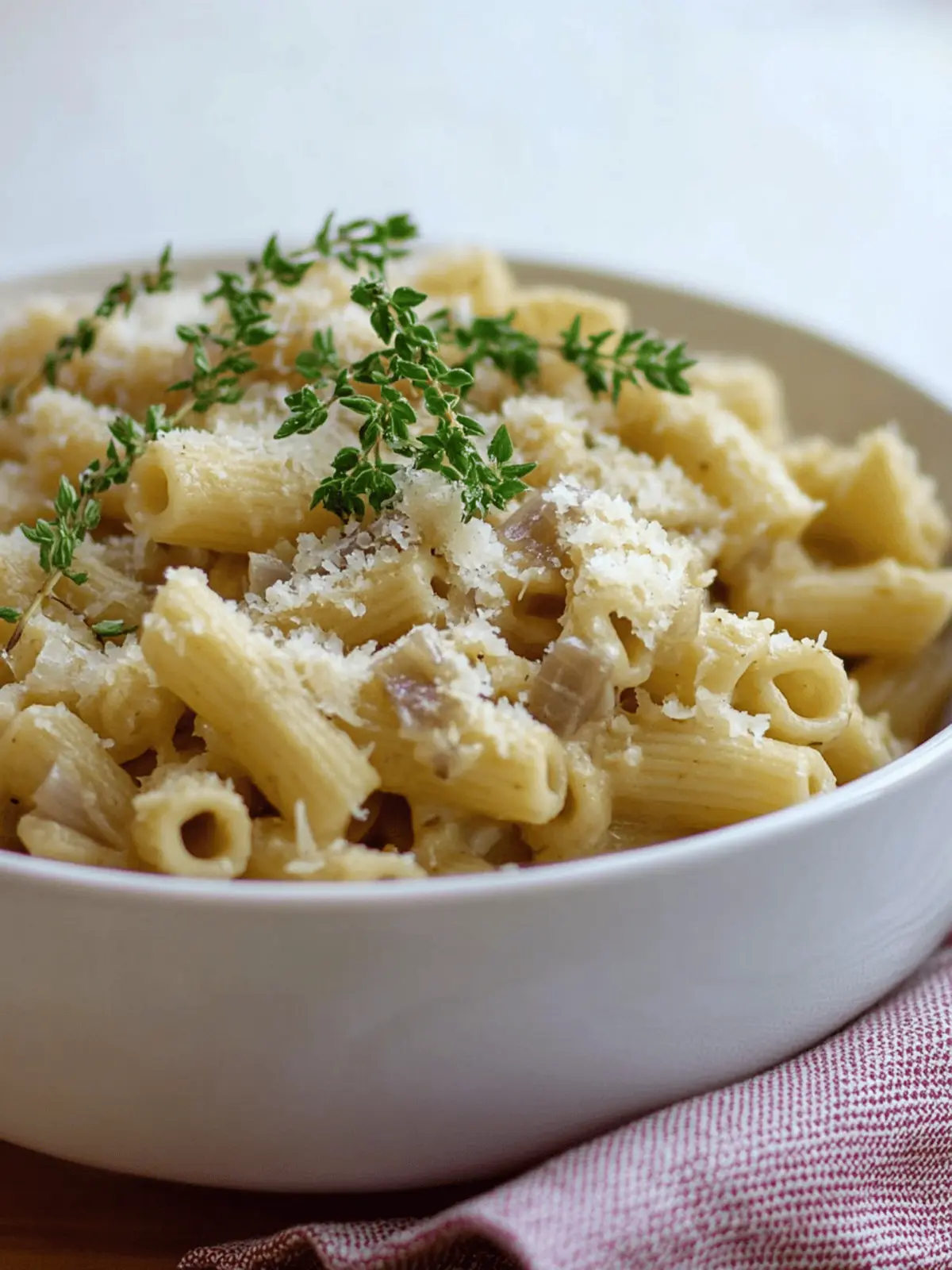 Creamy French Onion Pasta in One Pot for Cozy Nights