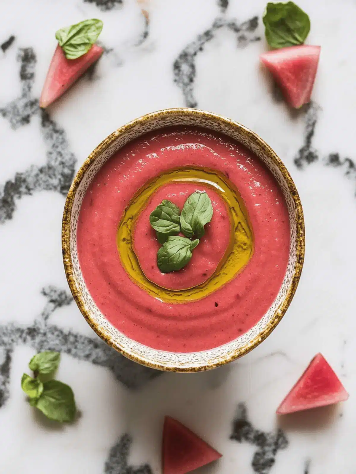 Rhubarb Gazpacho