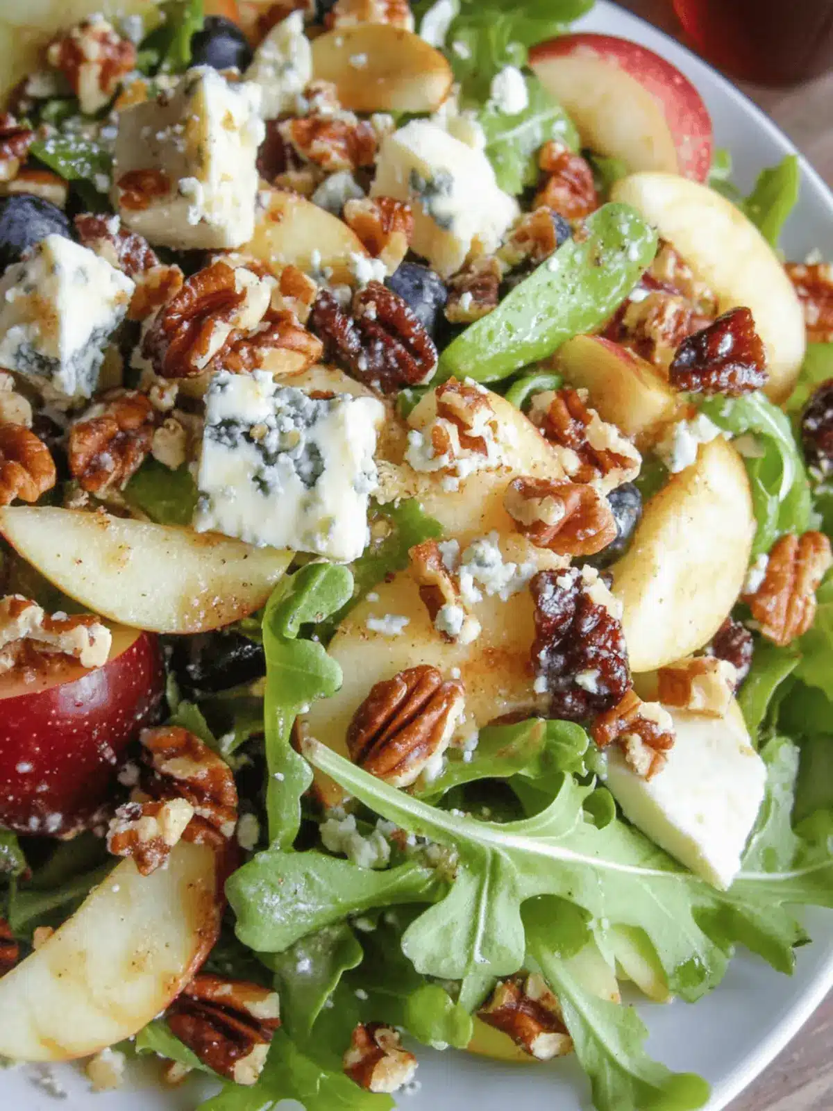 Flavors Unite in Blue Cheese Apple Walnut Salad Delight 4 Blue Cheese Apple Walnut Salad