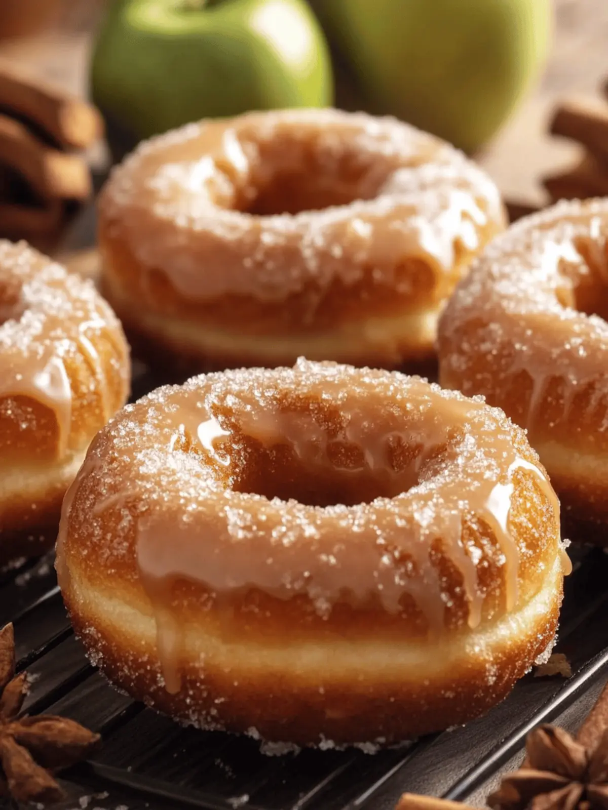 Caramel Apple Cider Donuts
