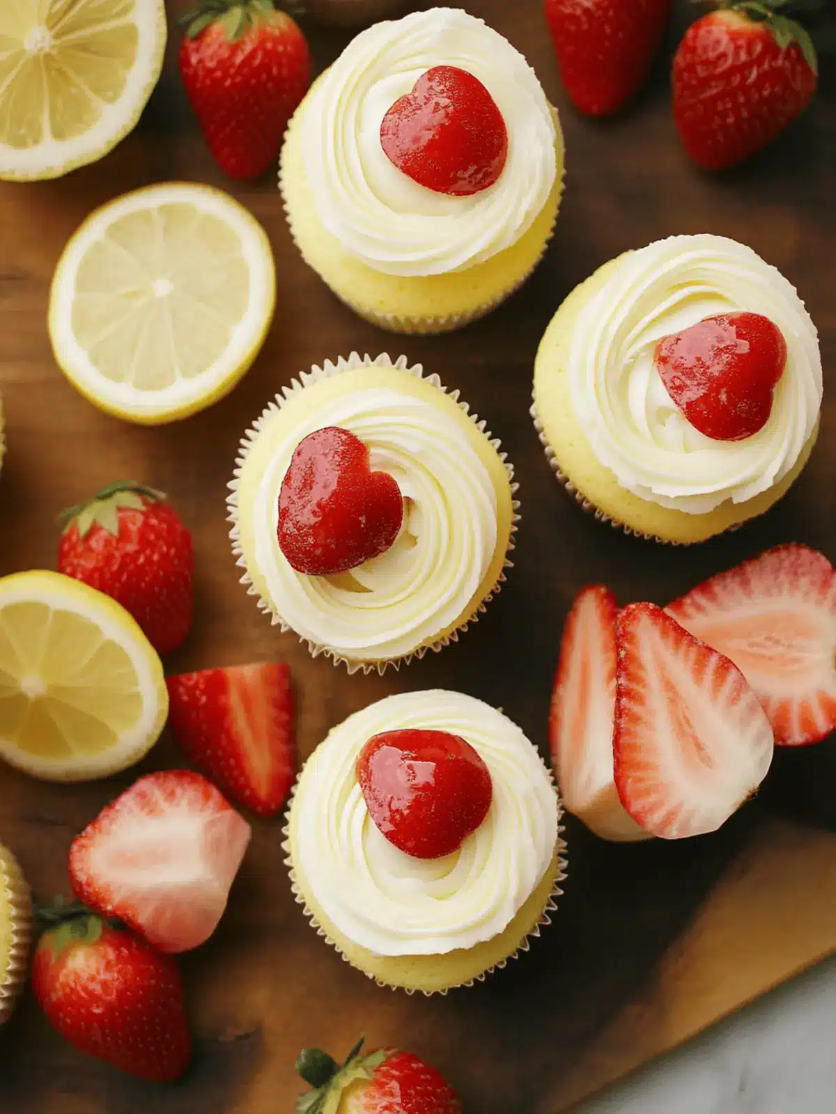 Strawberry Lemonade Cupcakes