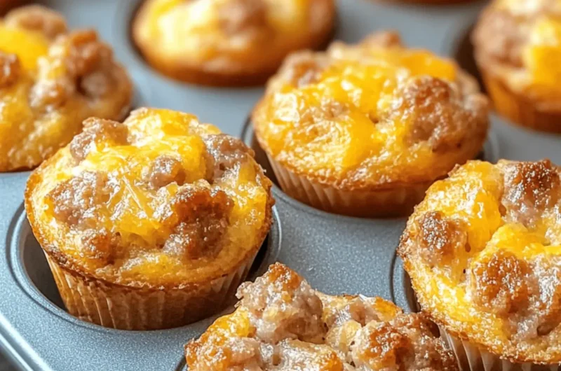 Pancake Sausage Mini Muffins