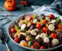 Halloween Caprese Pasta Salad – Quick, Spooky, and Delicious!