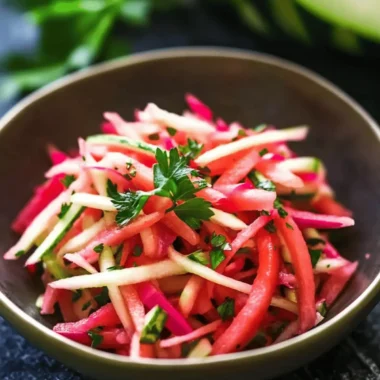 Watermelon Rind Slaw