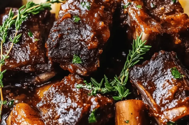 Tender Crockpot Beef Short Ribs