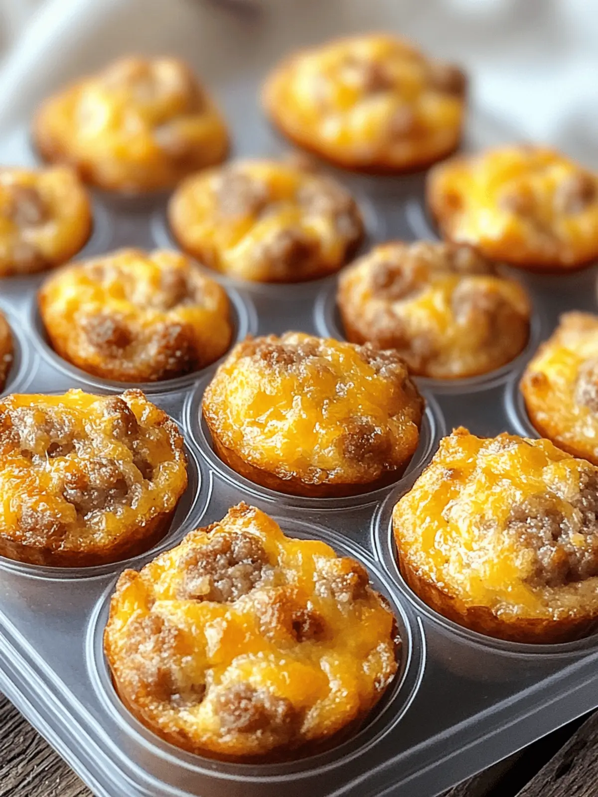 High-Protein Pancake Sausage Mini Muffins for Busy Mornings 2 Pancake Sausage Mini Muffins