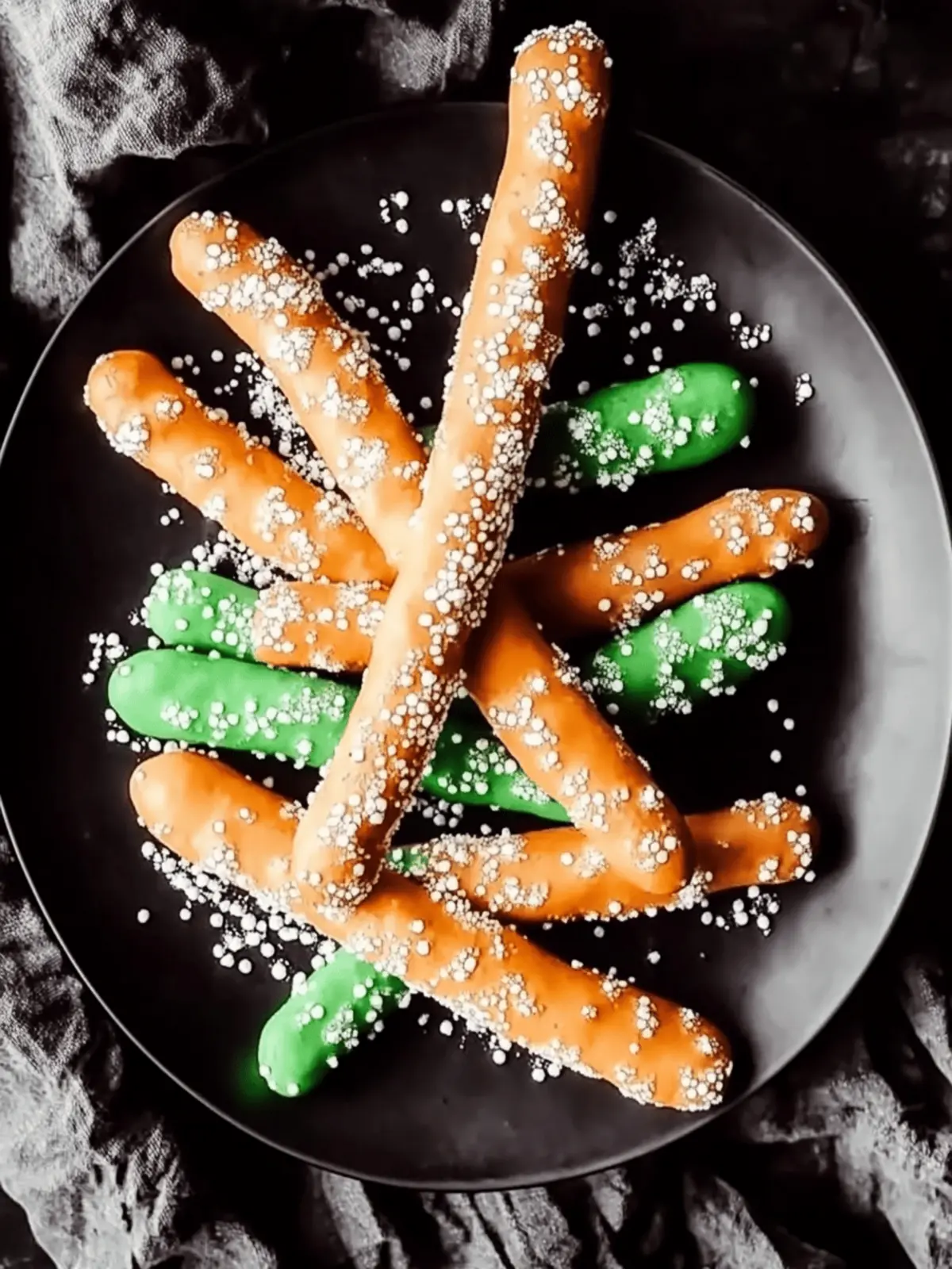 Witch Finger Pretzels