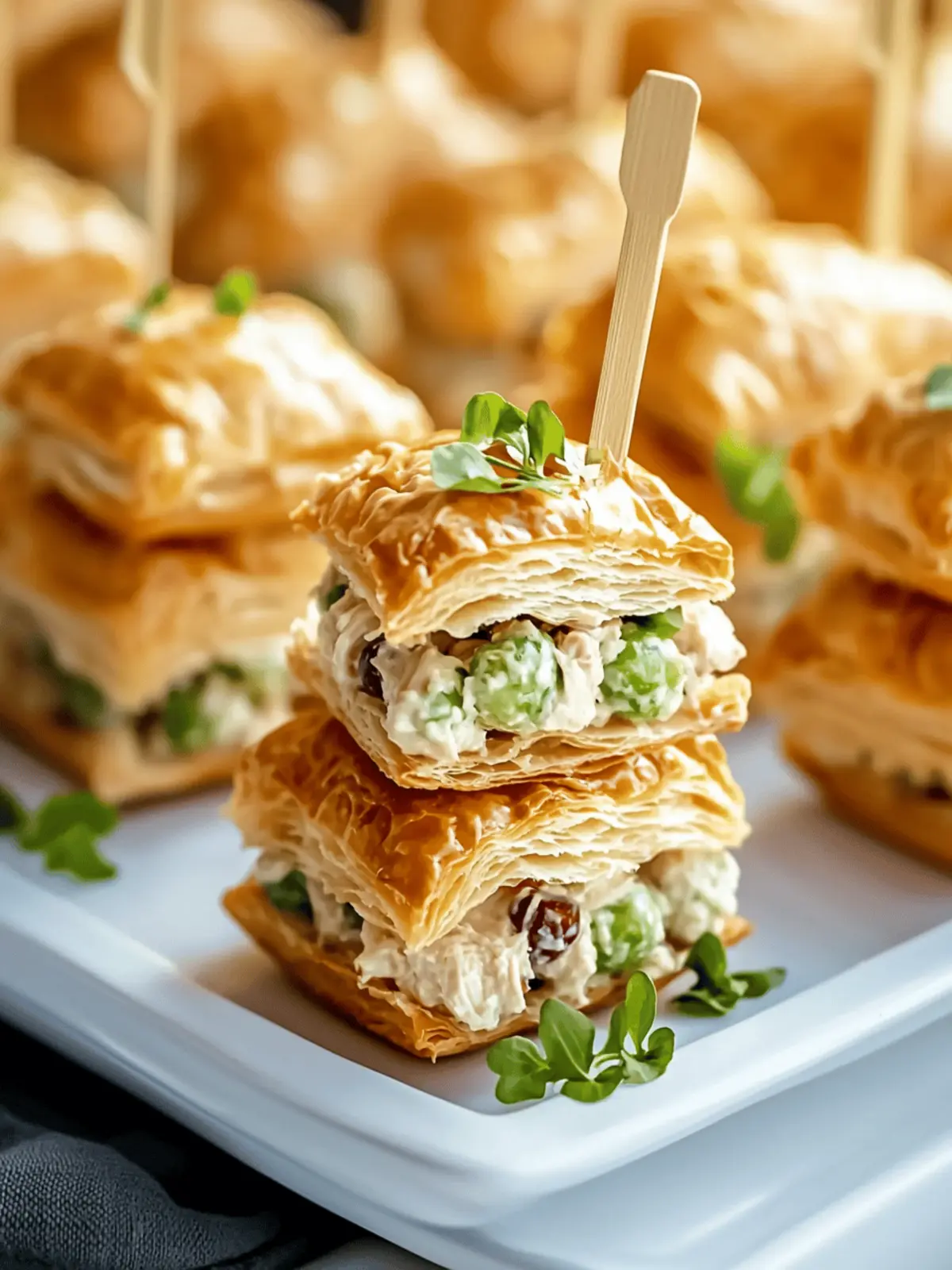 Chicken Salad Puffs