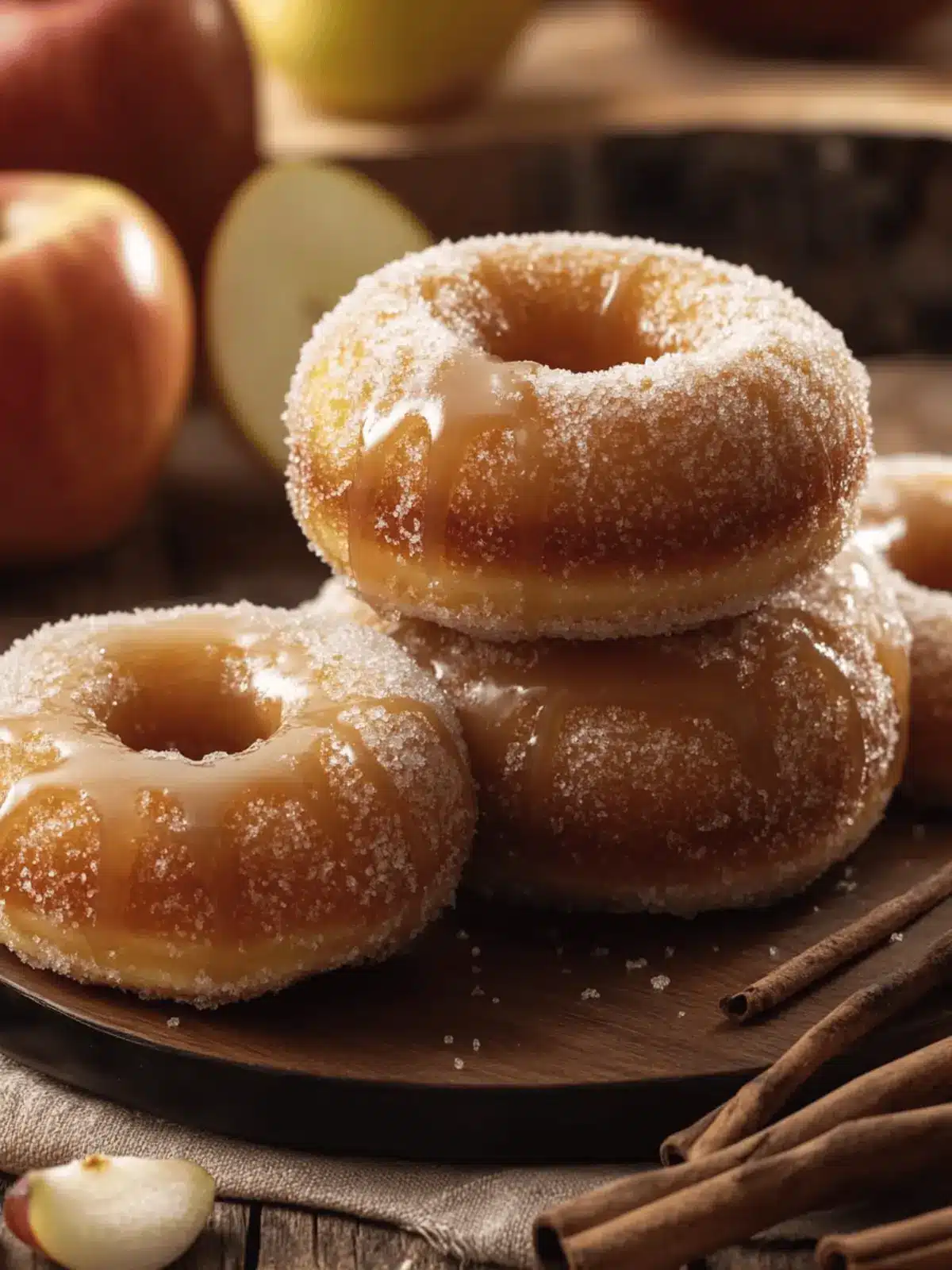 Caramel Apple Cider Donuts