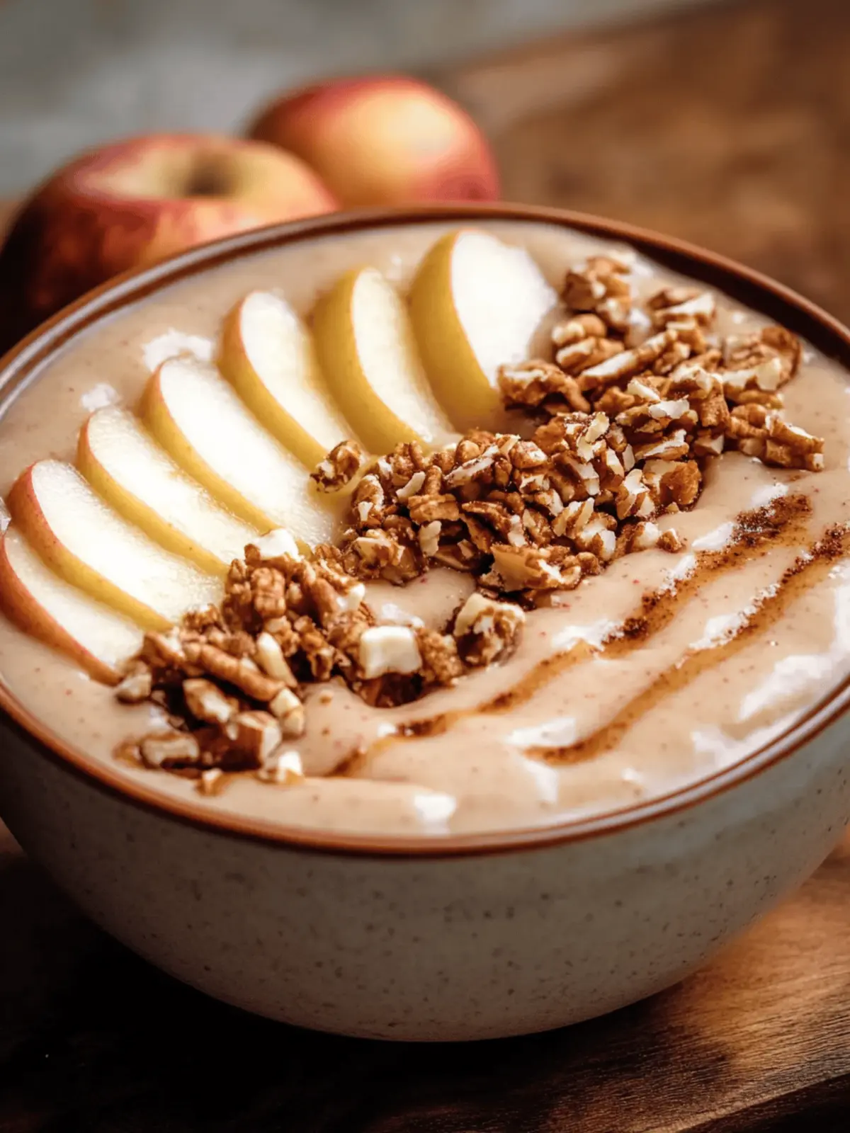 Apple Pie Smoothie Bowl