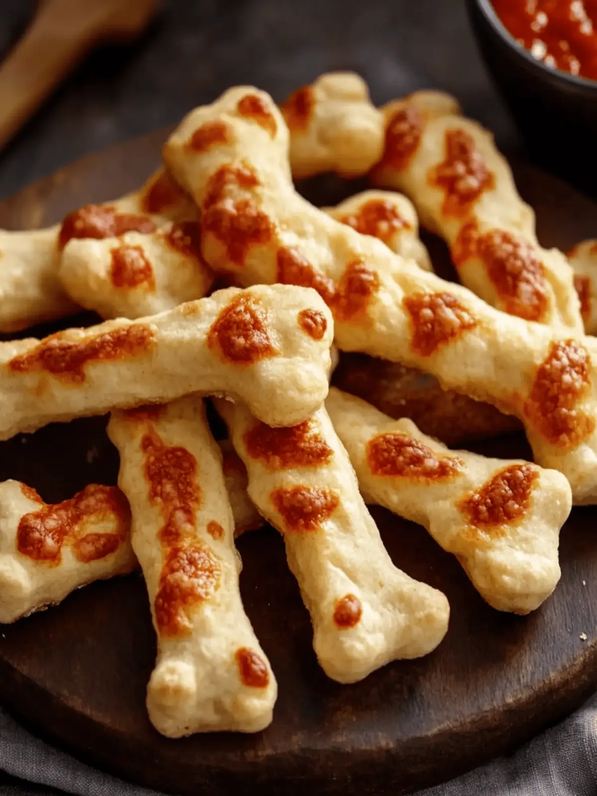 Halloween Breadstick Bones