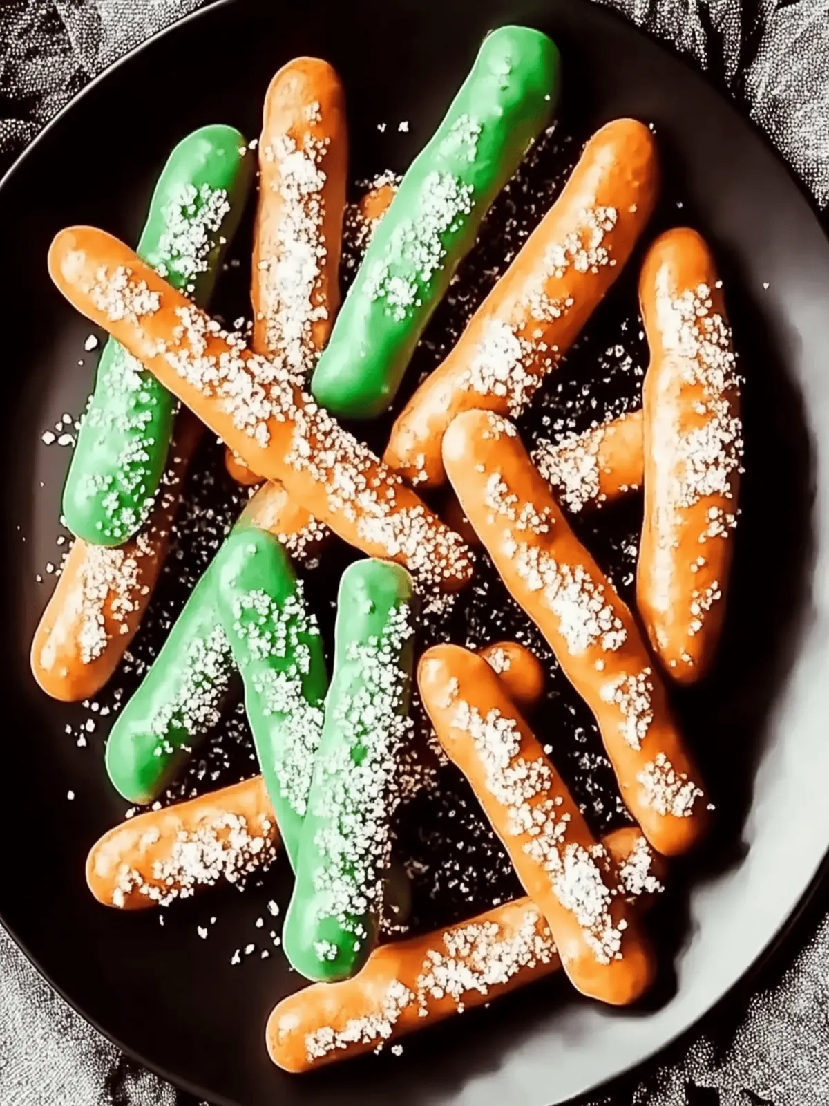 Witch Finger Pretzels