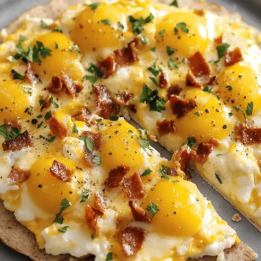 High-Protein Breakfast Pizza