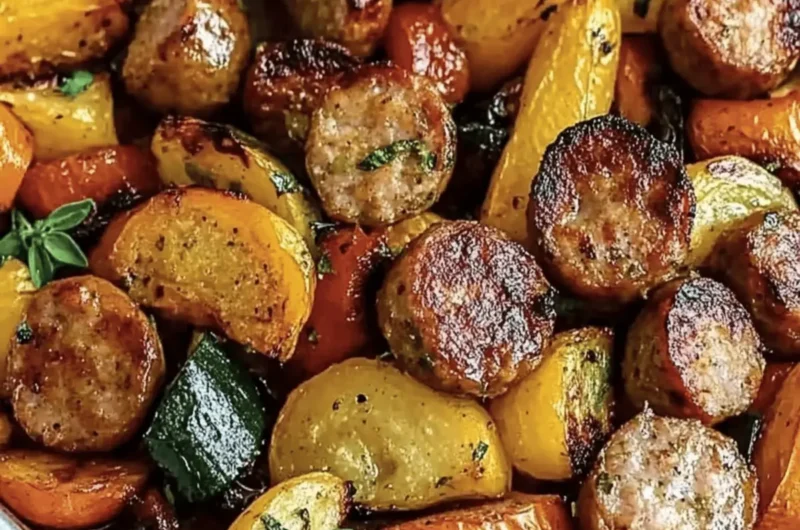 Sheet Pan Sausage & Veggies