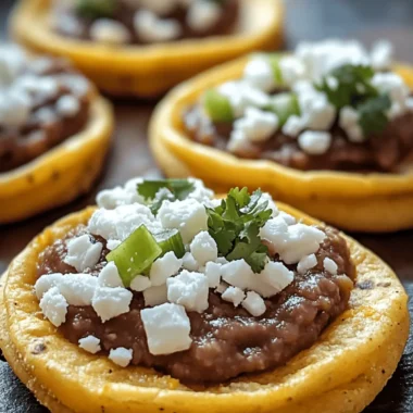 Sopes with Refried Beans and Cheese: Your New Favorite Comfort Food 49 Sopes with Refried Beans and Cheese