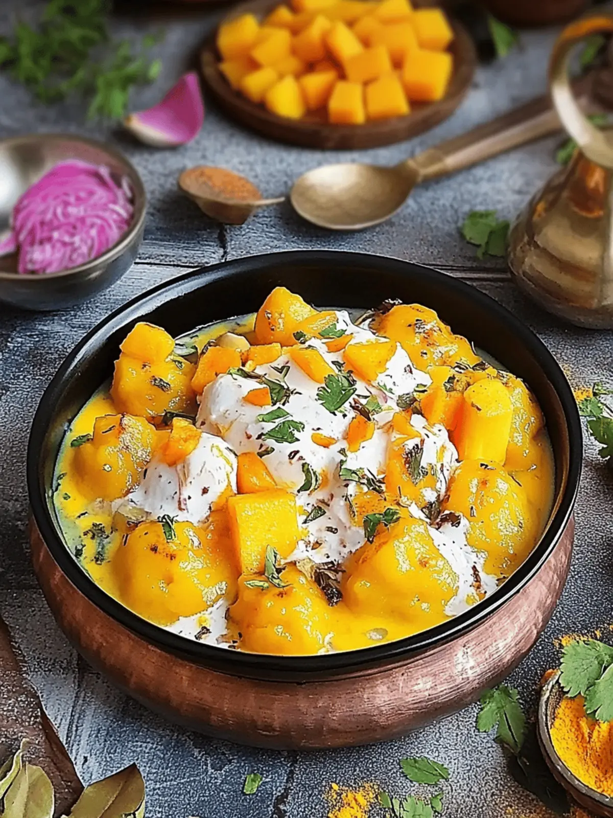 Shahi Mango Dahi Vada