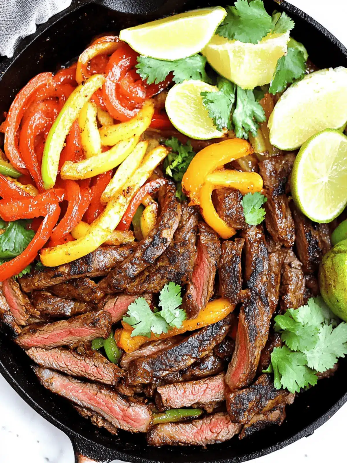 Flank Steak Fajitas