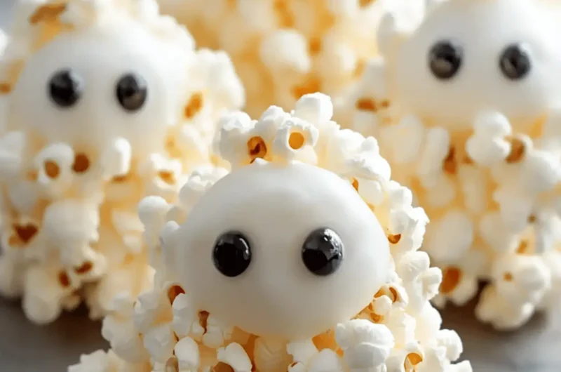 Ghost Popcorn Balls