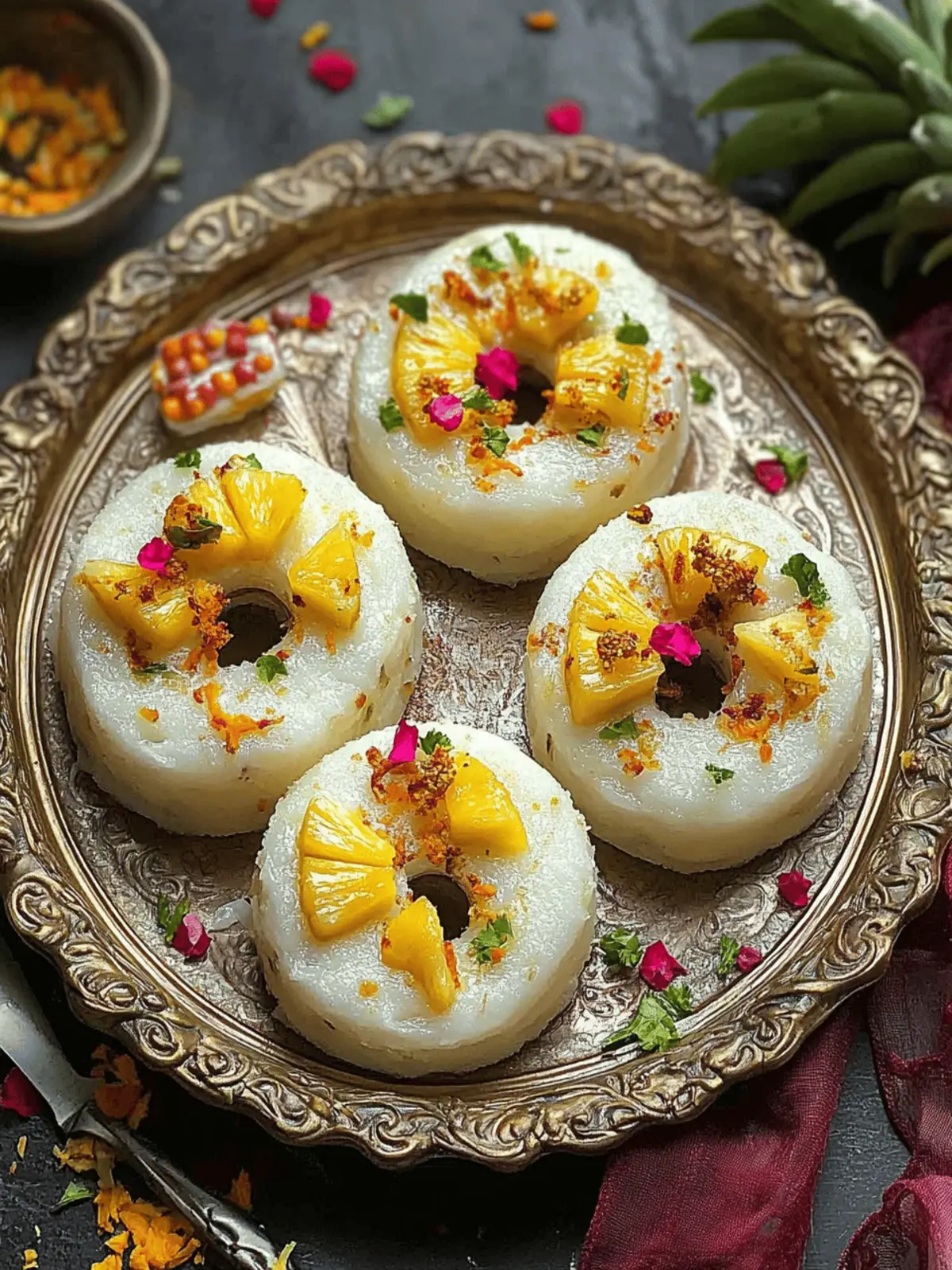 Delight in Pineapple Sandesh: A Unique Bengali Dessert Twist 3 Pineapple Sandesh