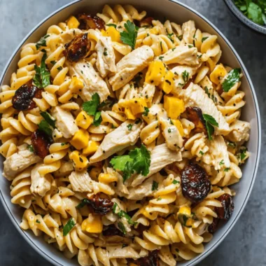 BBQ Chicken Pasta Salad