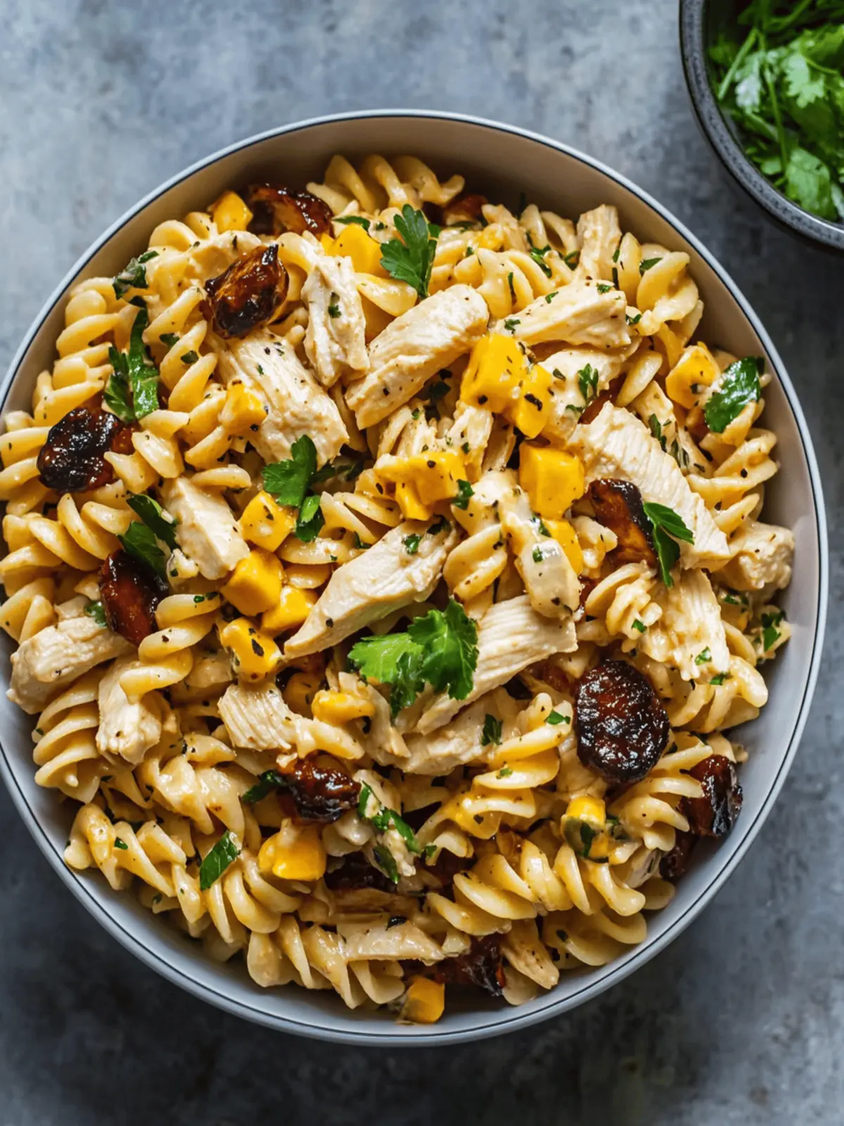 BBQ Chicken Pasta Salad