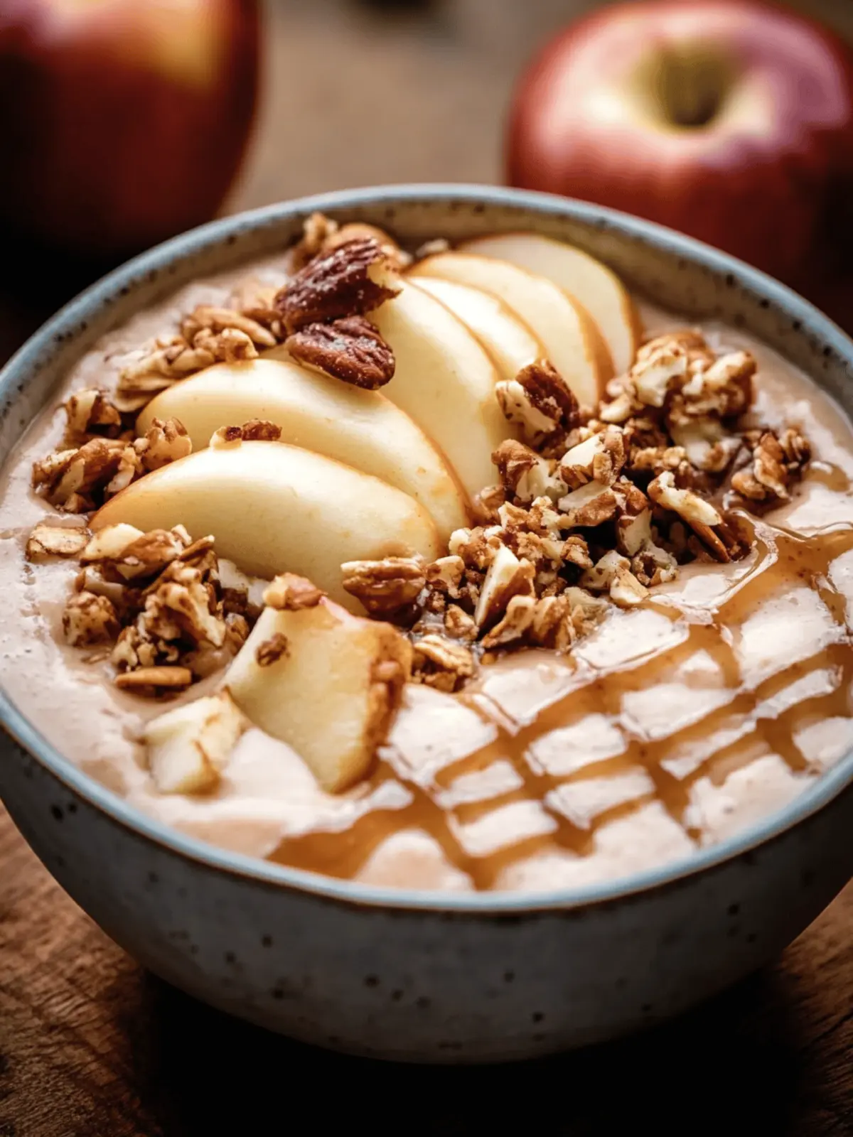Apple Pie Smoothie Bowl
