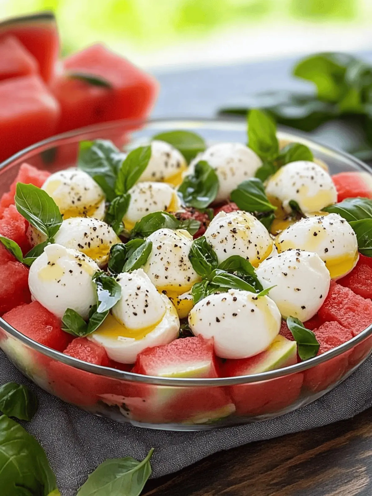 Watermelon Caprese Delight
