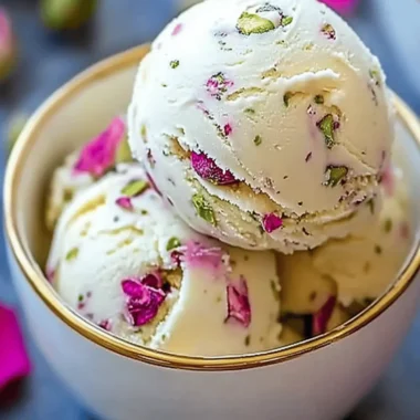 Rose Pistachio Ice Cream: Your No-Churn Dream Dessert! 10 Rose Pistachio Ice Cream
