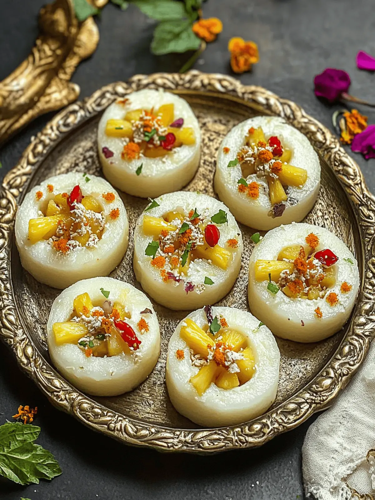 Delight in Pineapple Sandesh: A Unique Bengali Dessert Twist 2 Pineapple Sandesh