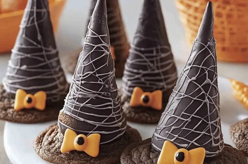 Halloween Witch Hat Cookies