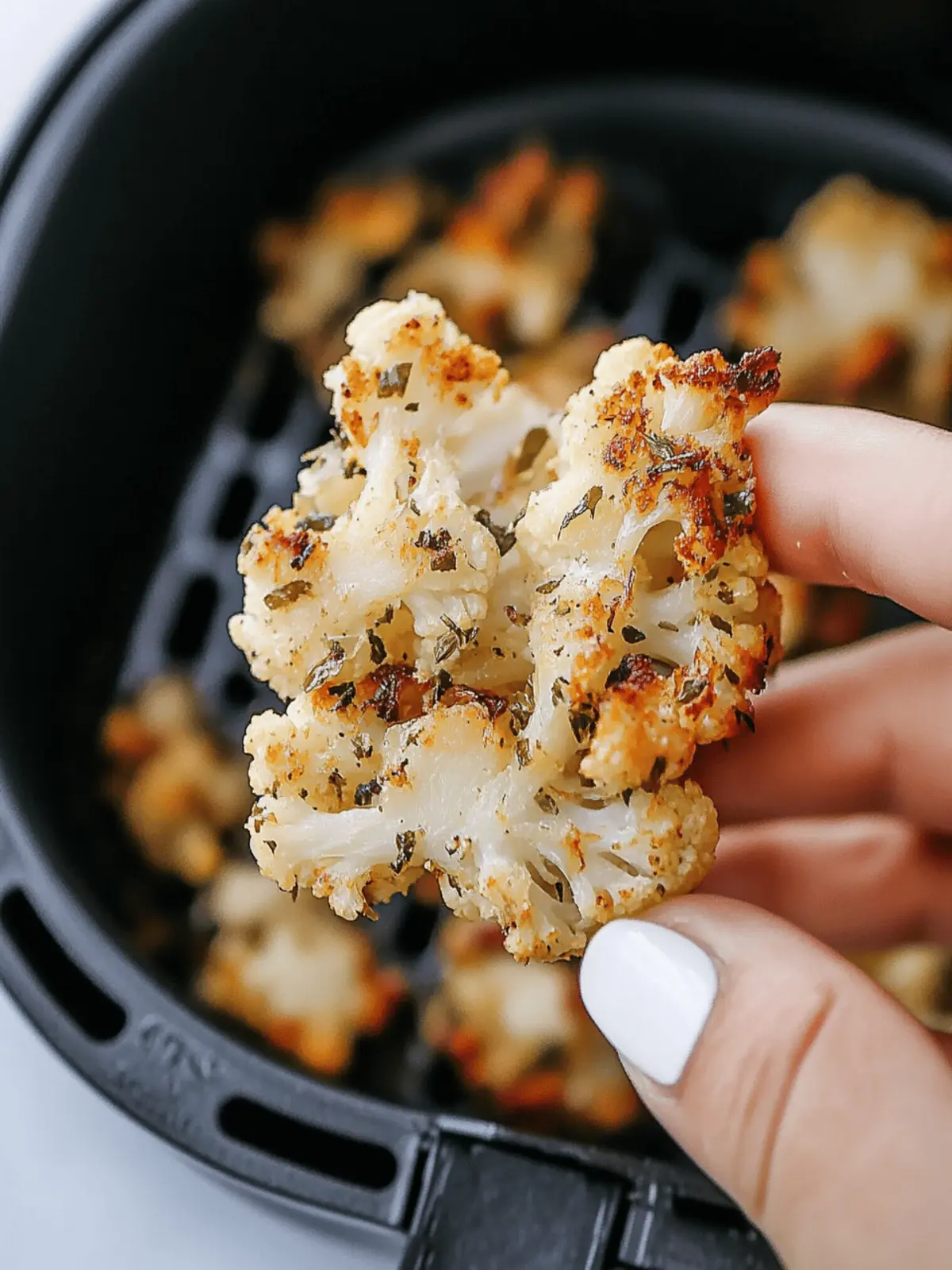 Crispy Air Fryer Cauliflower That'll Change Your Snacking Game 5 Air Fryer Cauliflower