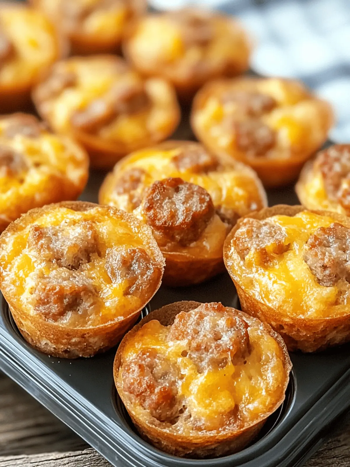 High-Protein Pancake Sausage Mini Muffins for Busy Mornings 4 Pancake Sausage Mini Muffins