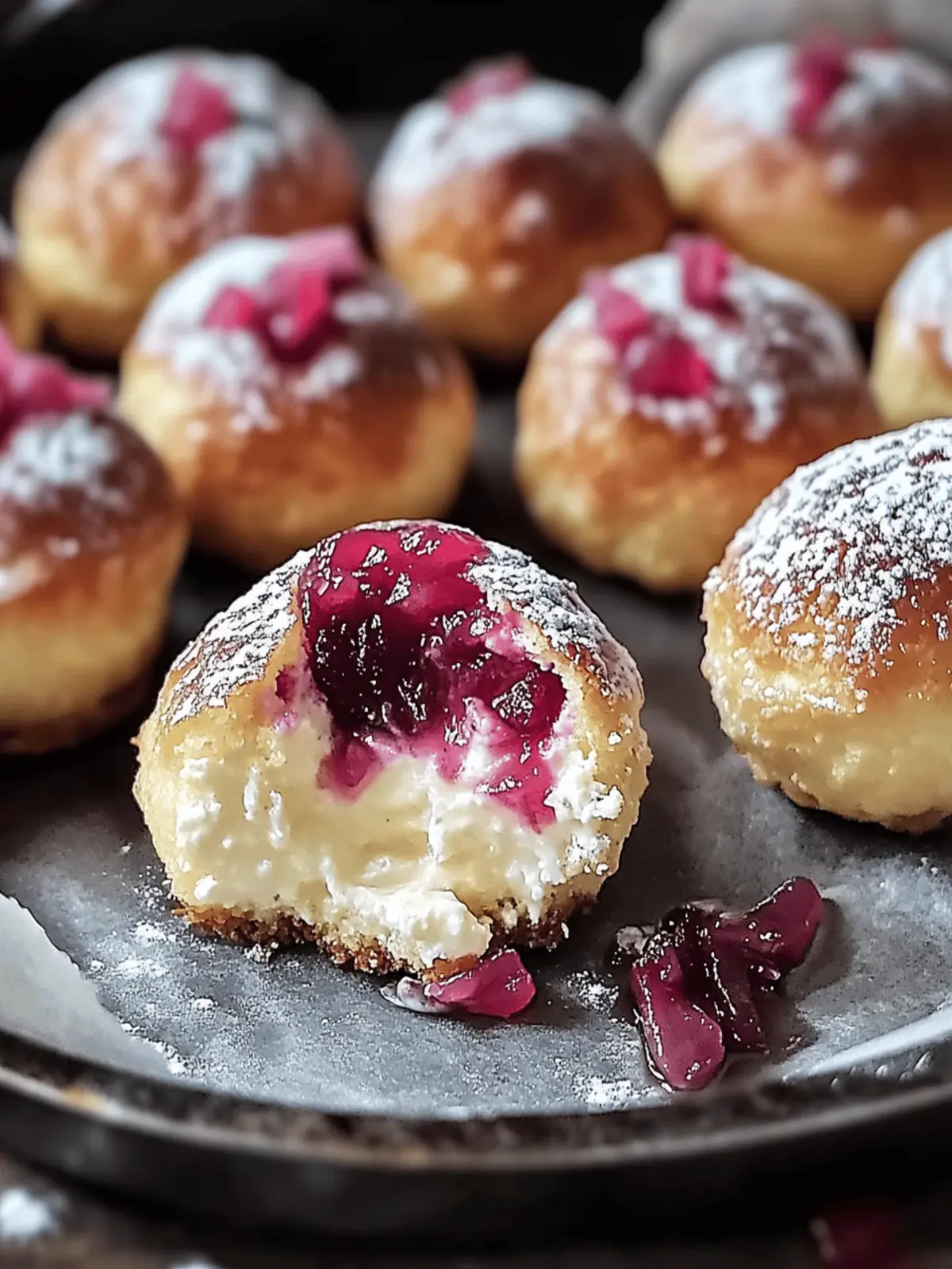 Rhubarb Cheesecake Bombs: A Sweet Spring Delight Awaits 5 Rhubarb Cheesecake Bombs