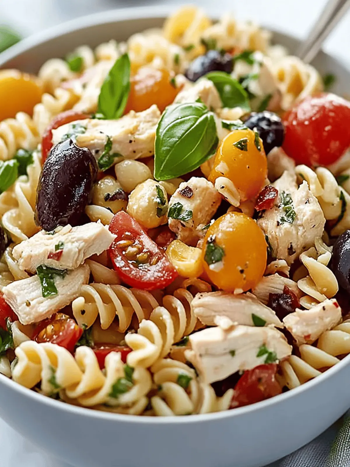Mediterranean Chicken Pasta Salad: Fresh, Flavorful & Fun! 5 Mediterranean Chicken Pasta Salad