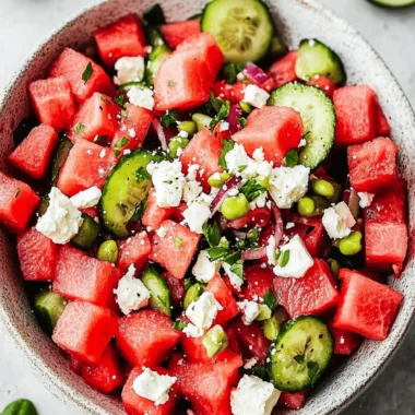 Watermelon Salad With Feta