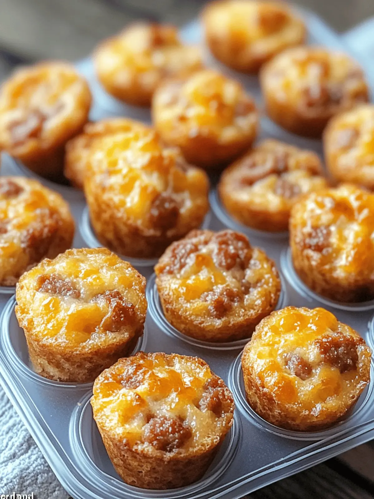 High-Protein Pancake Sausage Mini Muffins for Busy Mornings 3 Pancake Sausage Mini Muffins