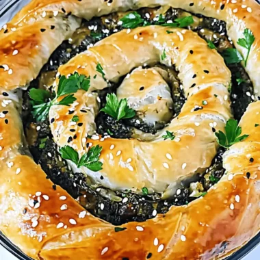 Discover the Magic of Flaky Spanakopita Spiral Bliss 9 Flaky Spanakopita Spiral