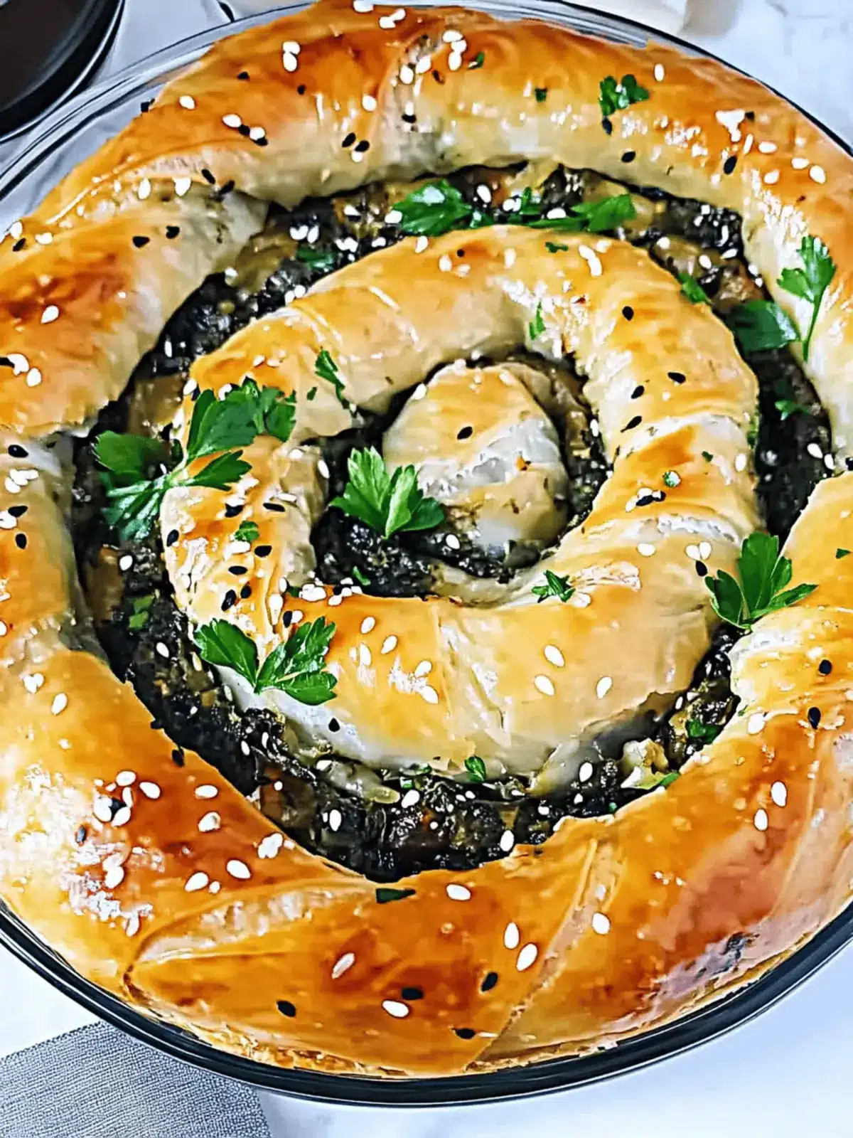 Discover the Magic of Flaky Spanakopita Spiral Bliss 5 Flaky Spanakopita Spiral