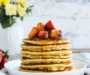 Vegan Moroccan Semolina Pancakes with Sweet Plantains