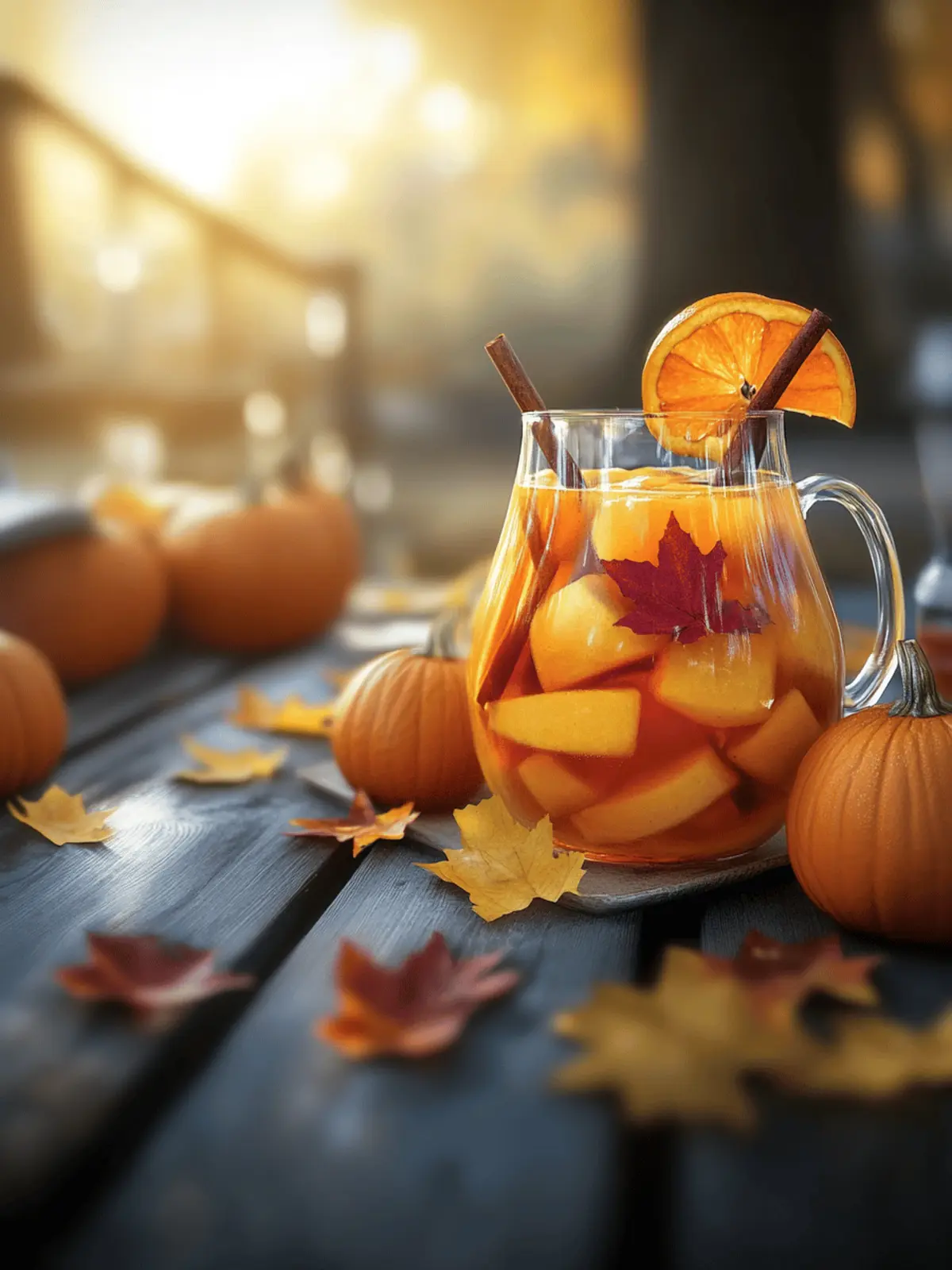 Pumpkin Spice Fireball Sangria