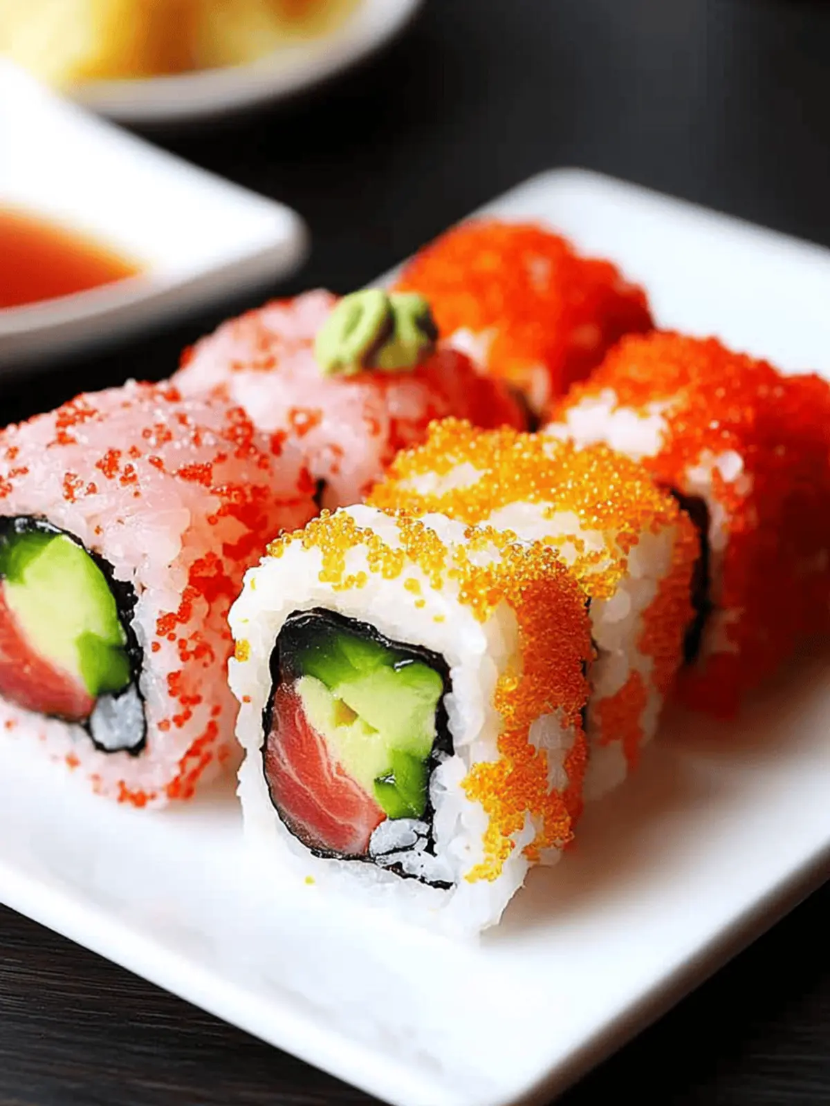 Japanese Sushi Rolls