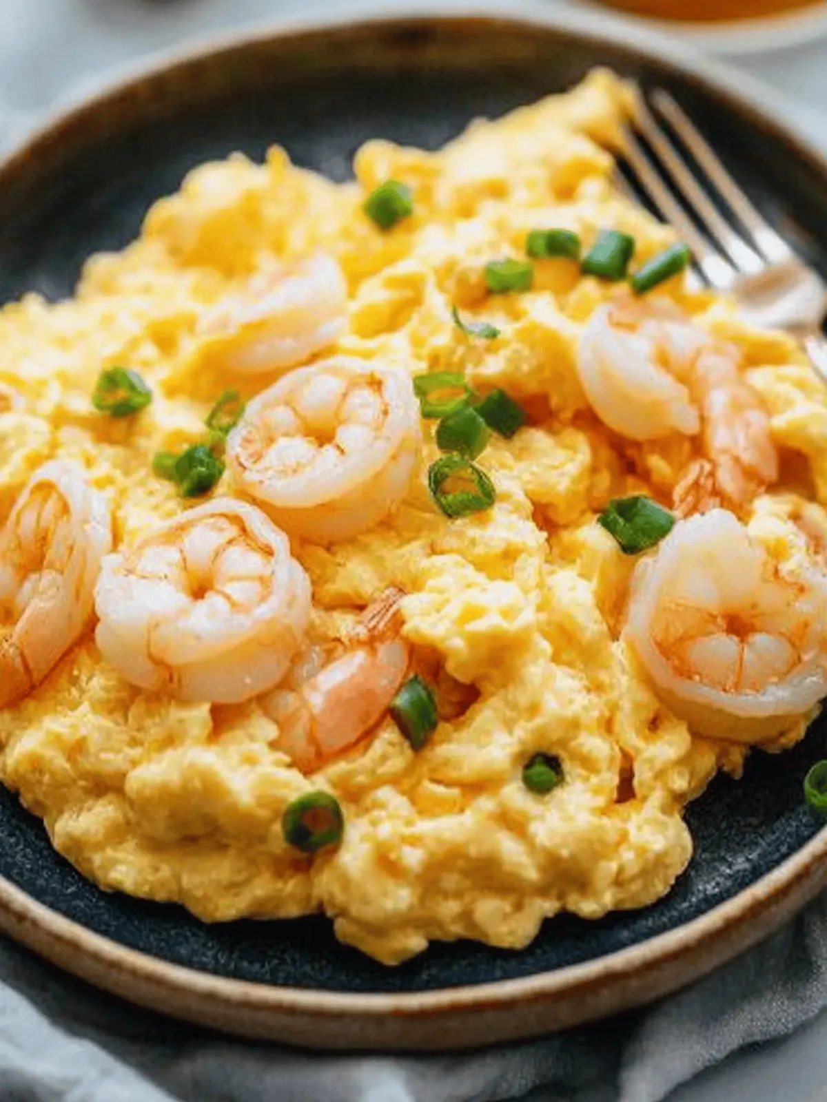 Savory Scrambled Eggs with Shrimp for a Quick Delight 3 Scrambled Eggs with Shrimp