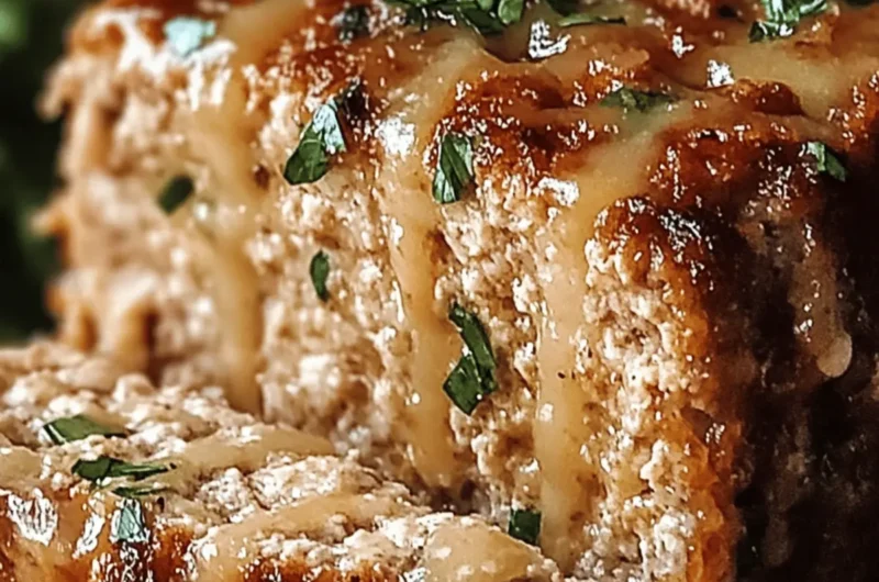 Garlic Parmesan Chicken Meatloaf: Comfort Food Reimagined 1 Garlic Parmesan Chicken Meatloaf