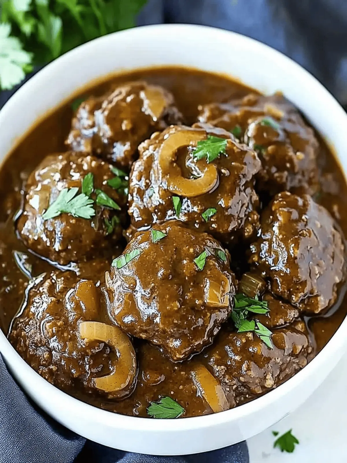 Slow Cooker Salisbury Steak