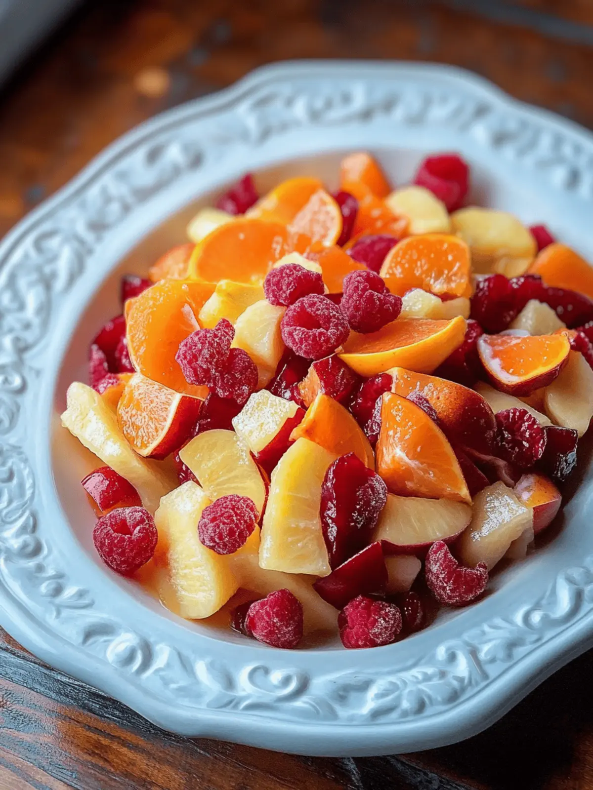 Delicious Winter Fruit Salad with Cinnamon Vanilla Twist 4 Winter Fruit Salad